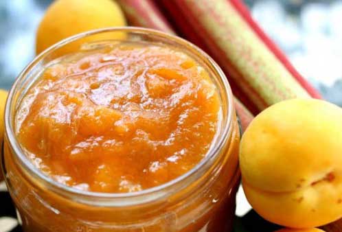 Marmelade in einem Glas