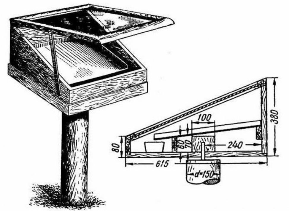 Desenho de refinador de cera 