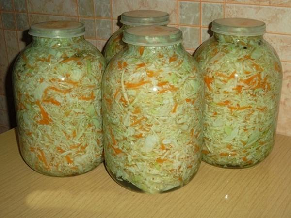 Recipes for cabbage in jars with Aspirin