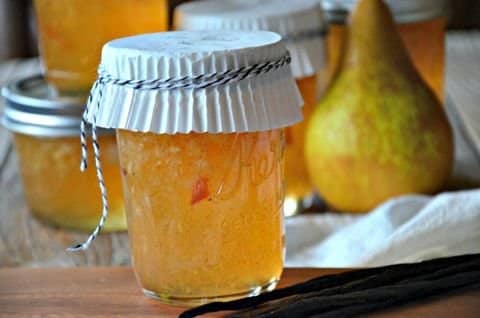 Marmelade in einem Glas