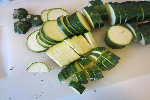 hackad zucchini