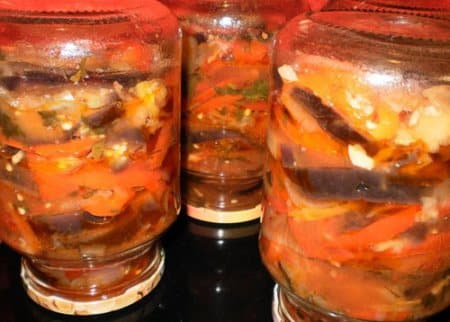 pickled eggplants