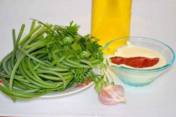 products for pickling garlic arrows 