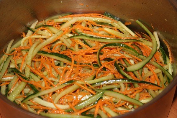 Korean cucumbers for the winter