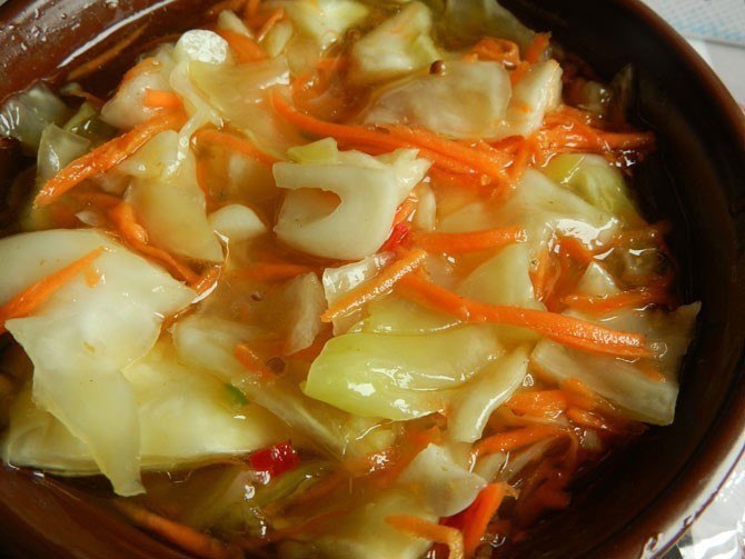 appearance of cabbage in Korean