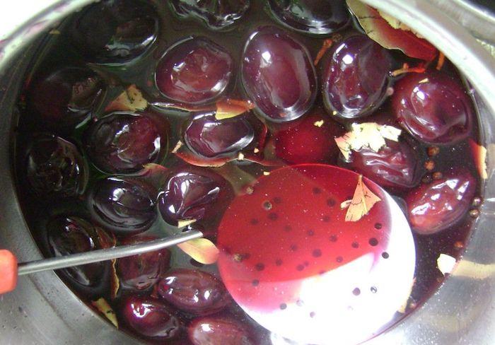 pickled plums 