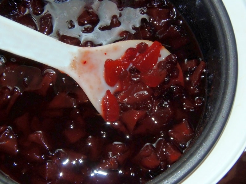 confiture dans une mijoteuse