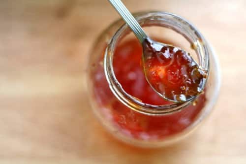 jam met grapefruit en meloen 