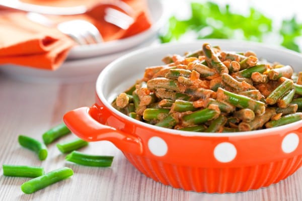 green beans in a bowl