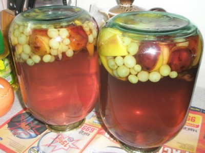 compote de nectarines 