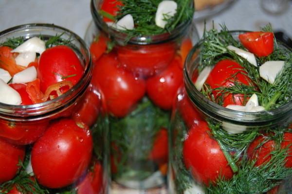 tomaten met knoflook 