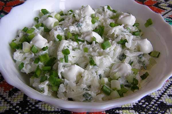 salada de rabanete