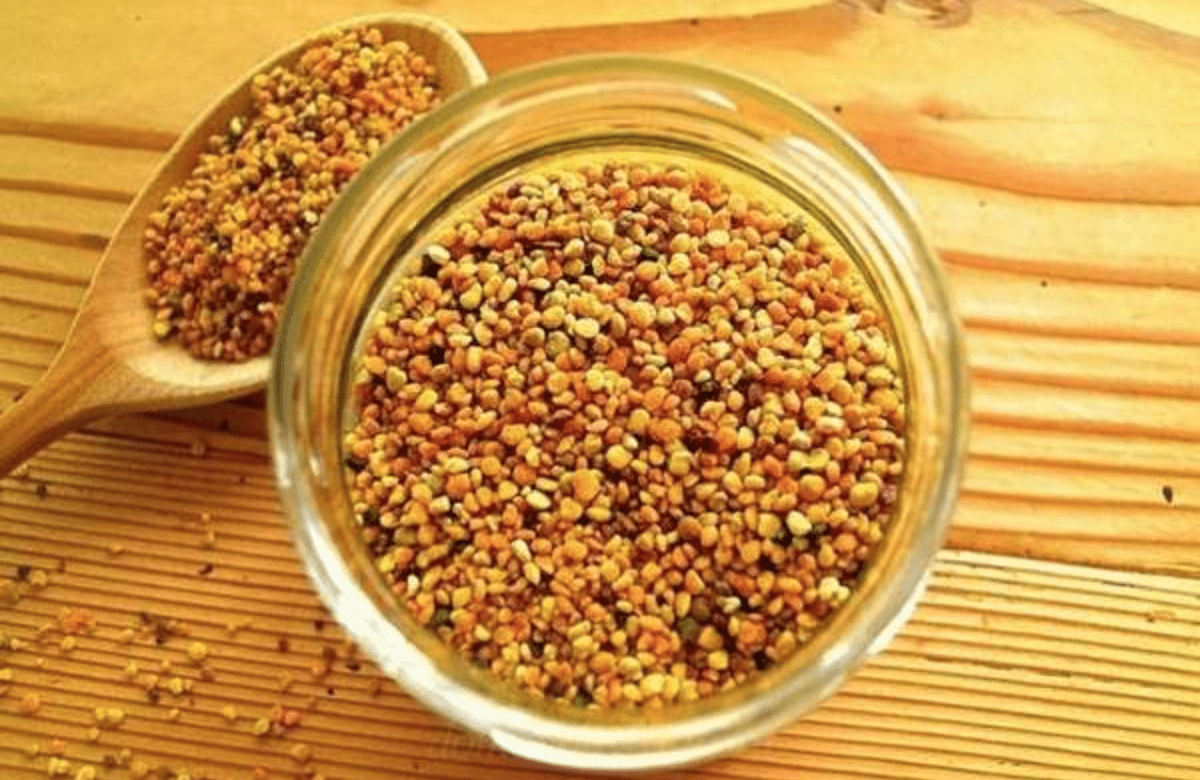 bee pollen sa isang garapon