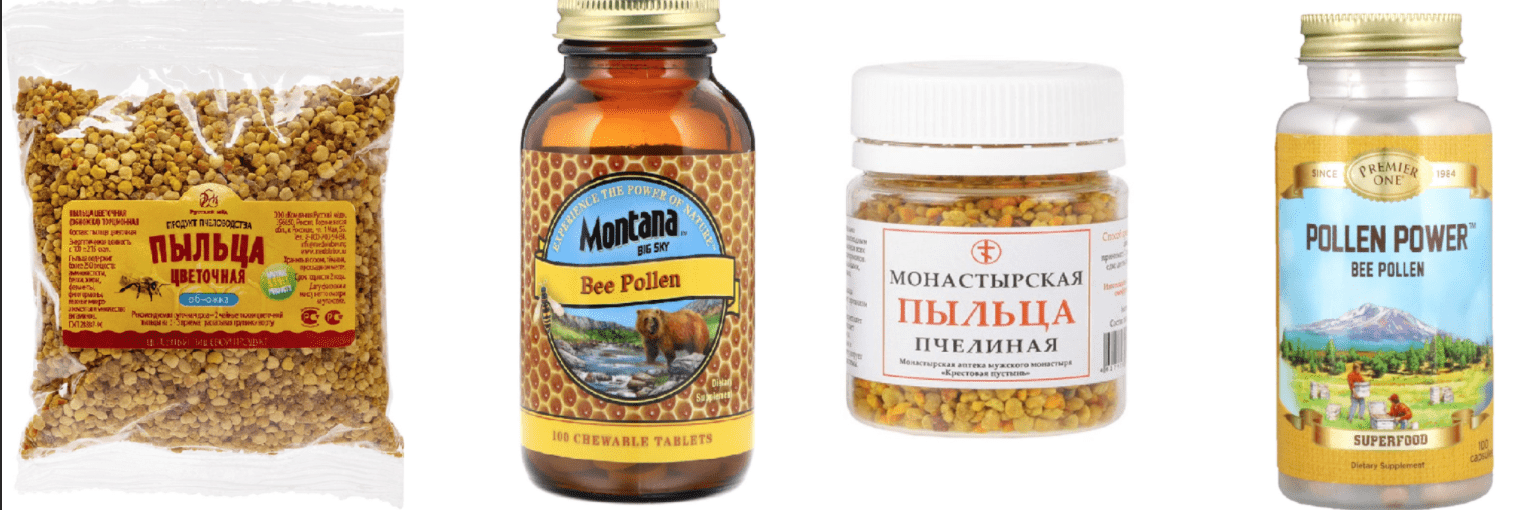 Bee pollen tablets