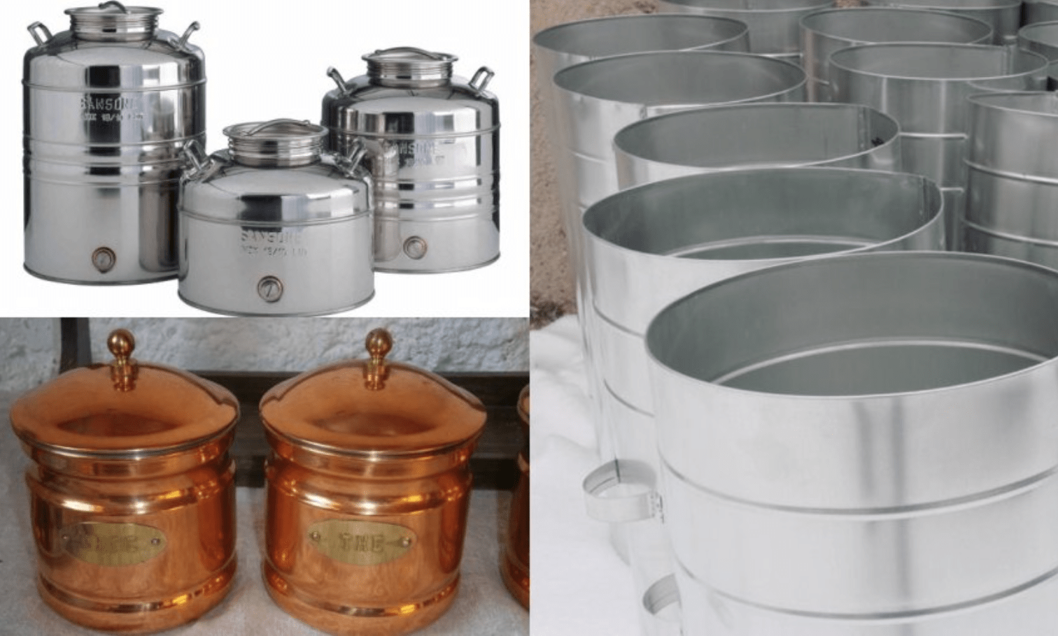 Skladování medu v železných nádobách