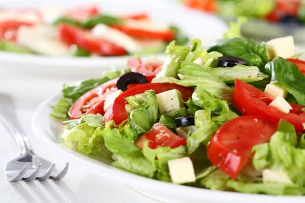 salad with tomatoes