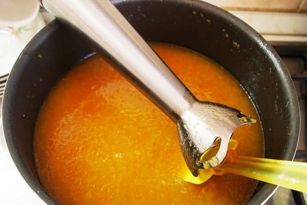 Marmelade in einem Slow Cooker