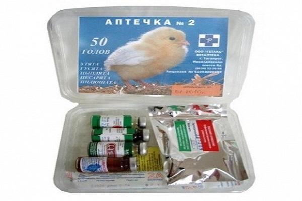 first aid kit para sa mga sisiw 