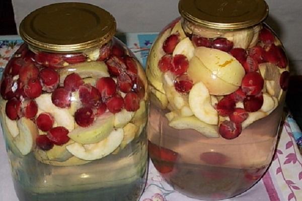 fruit in marinade 