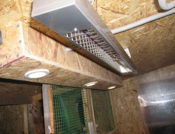 insulation with air heater