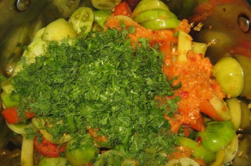 salada de tomate verde 