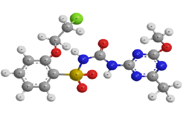 struktura triasulfurona