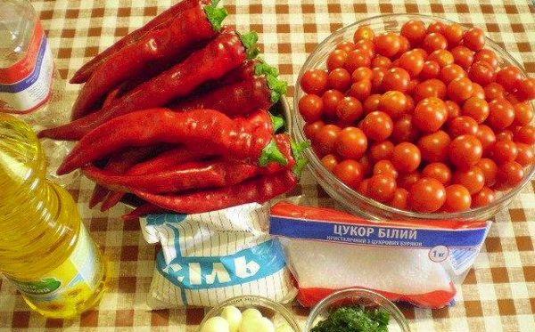 papriky a rajčata