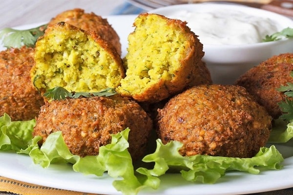 falafelt főzni