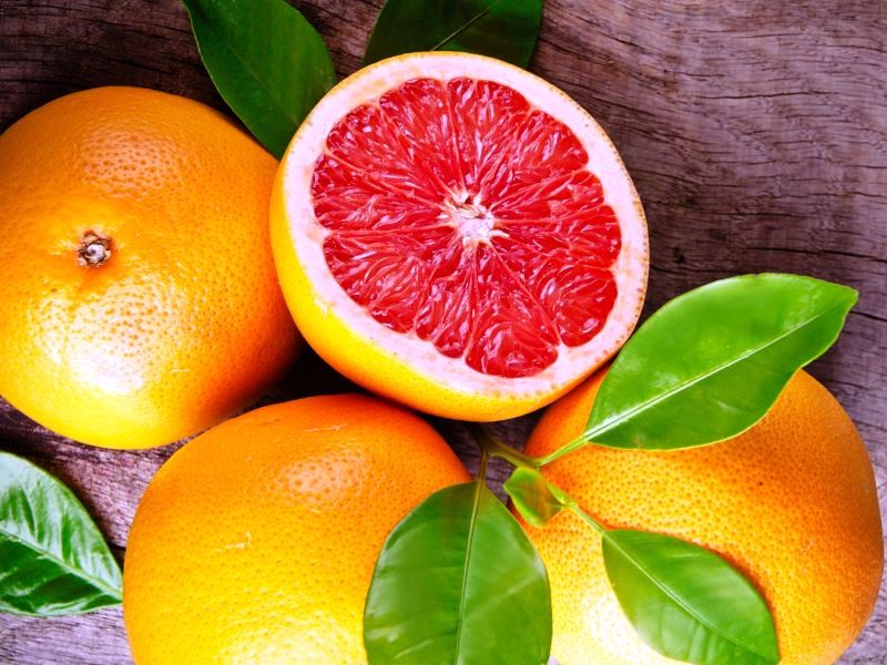 nakrájený grapefruit 
