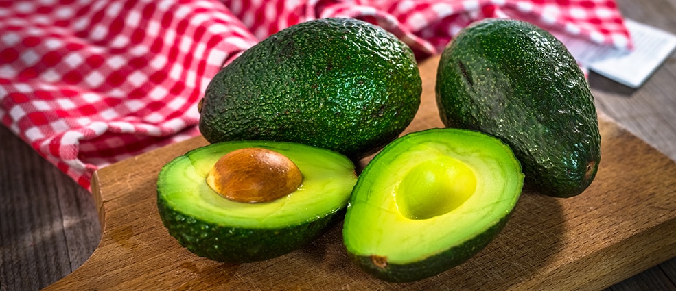 grøn avocado