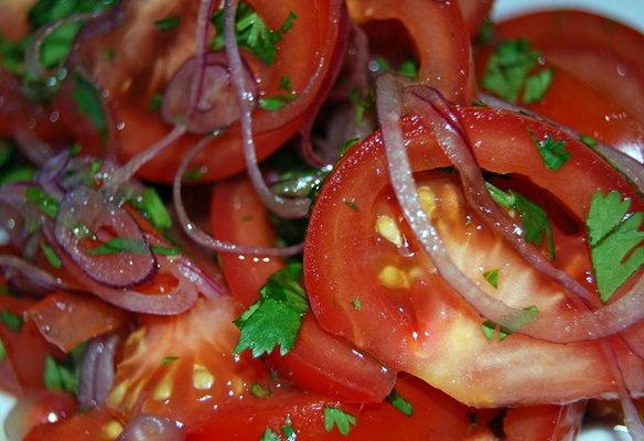 Tomatensalat Zucker Nastasya