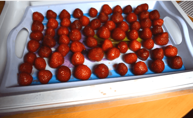 Erdbeeren auftauen 