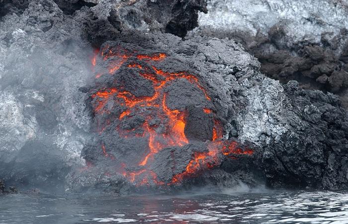 explosión del volcán