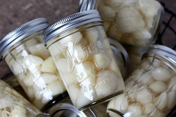 peeled garlic