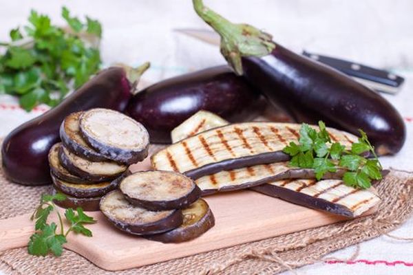 gegrillte Aubergine