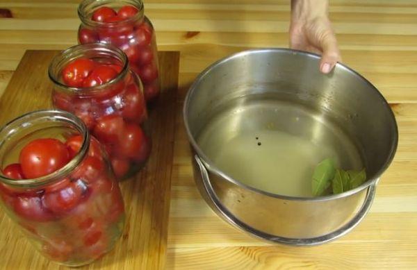 rajčata bez sterilizace