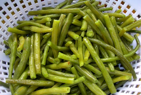 zelené fazole
