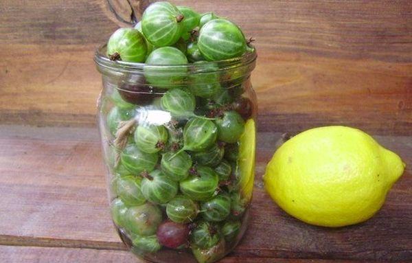 gooseberries and lemon