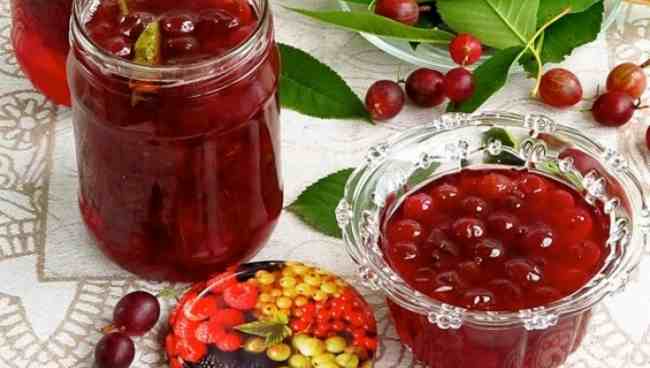 Marmelade in einem Glas