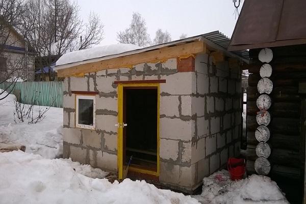 chicken coop built 