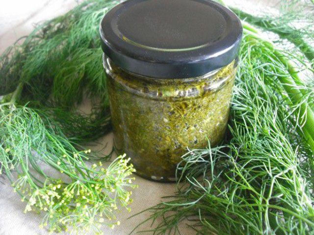 Dill für den Winter