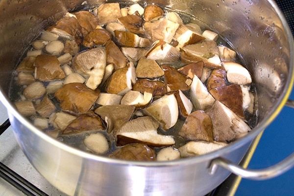 preparing the marinade