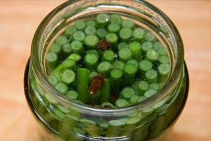 garlic arrows in a jar 