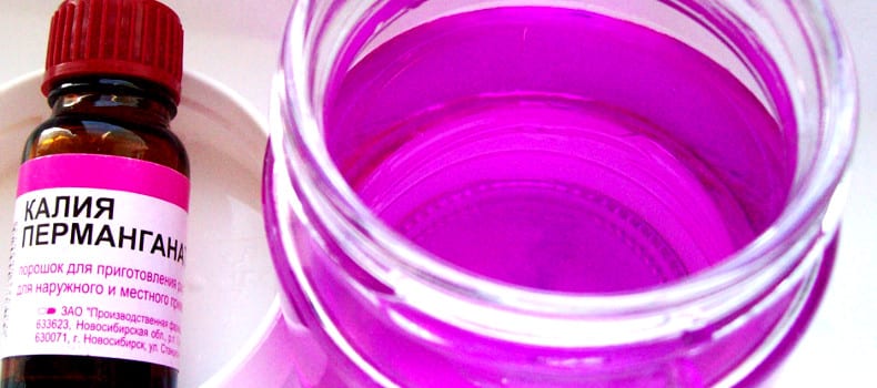 potassium permanganate solution