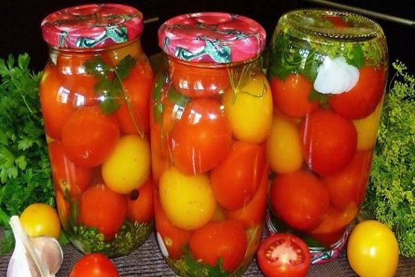 rajčata ve slaném nálevu 
