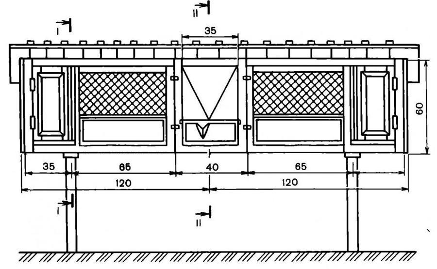 20 drawings with the dimensions of cages for rabbits with your own hands and an assembly video