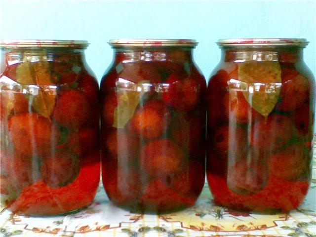 pickled plums 