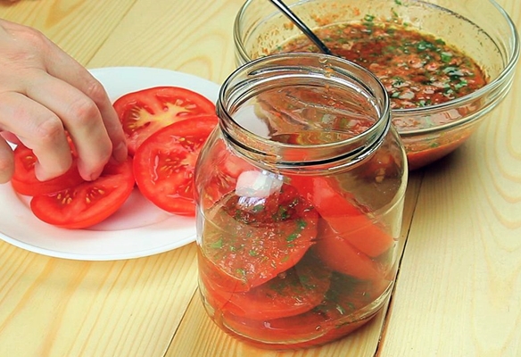 Processus de cuisson des tomates coréennes