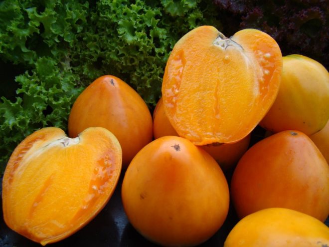 coração de tomate de ouro