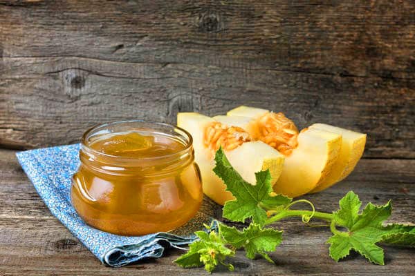 confiture de melon en pot